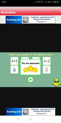 MathsKids android App screenshot 2