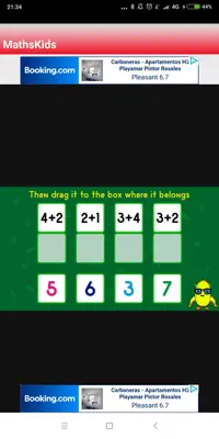 MathsKids android App screenshot 3